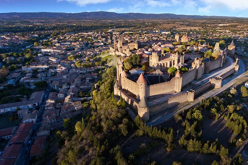 Carcassonne at sunset