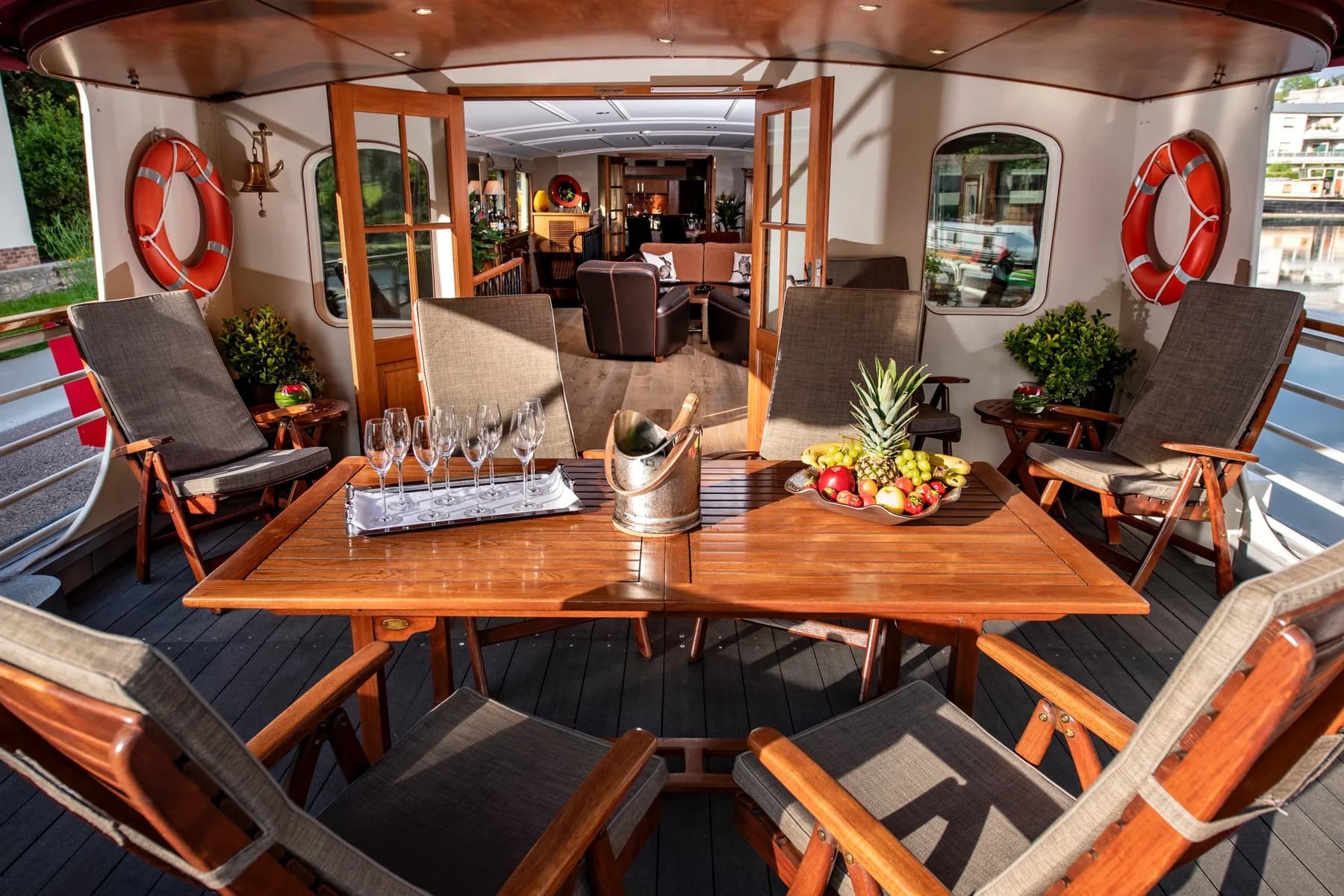 The table on deck