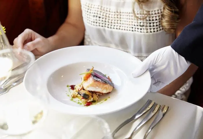 A course at dinner