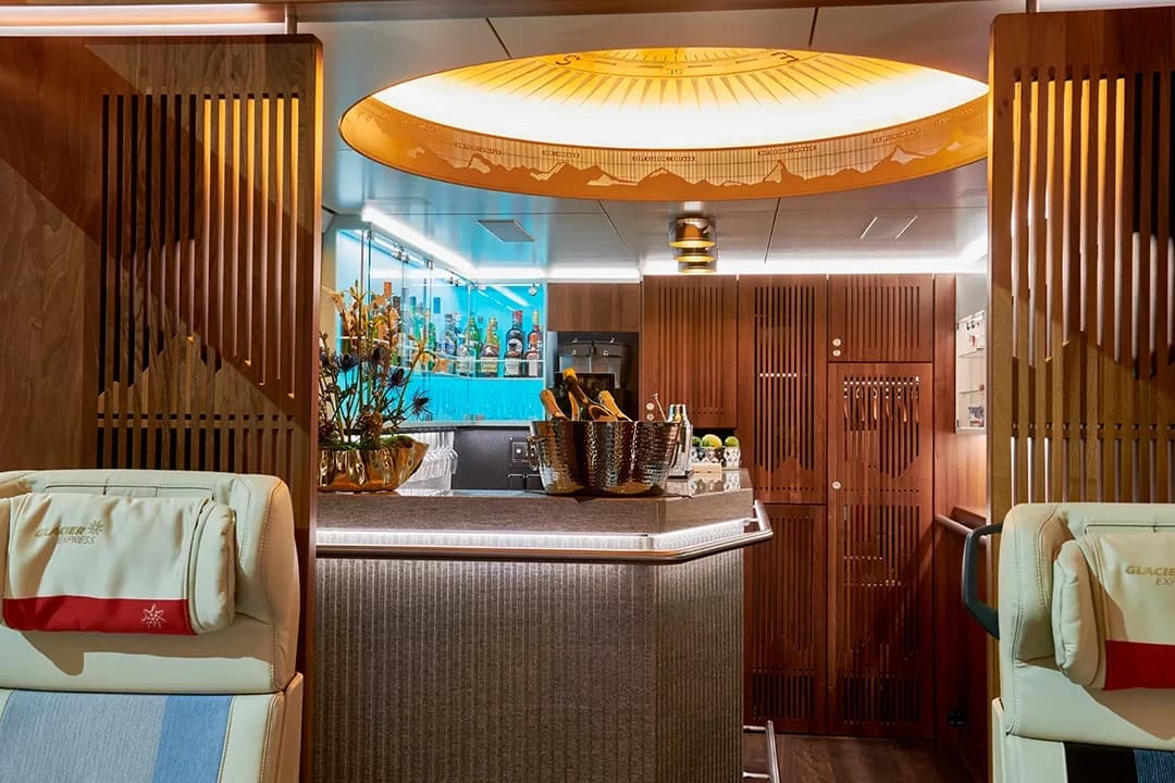 The Glacier Bar and its gold dome