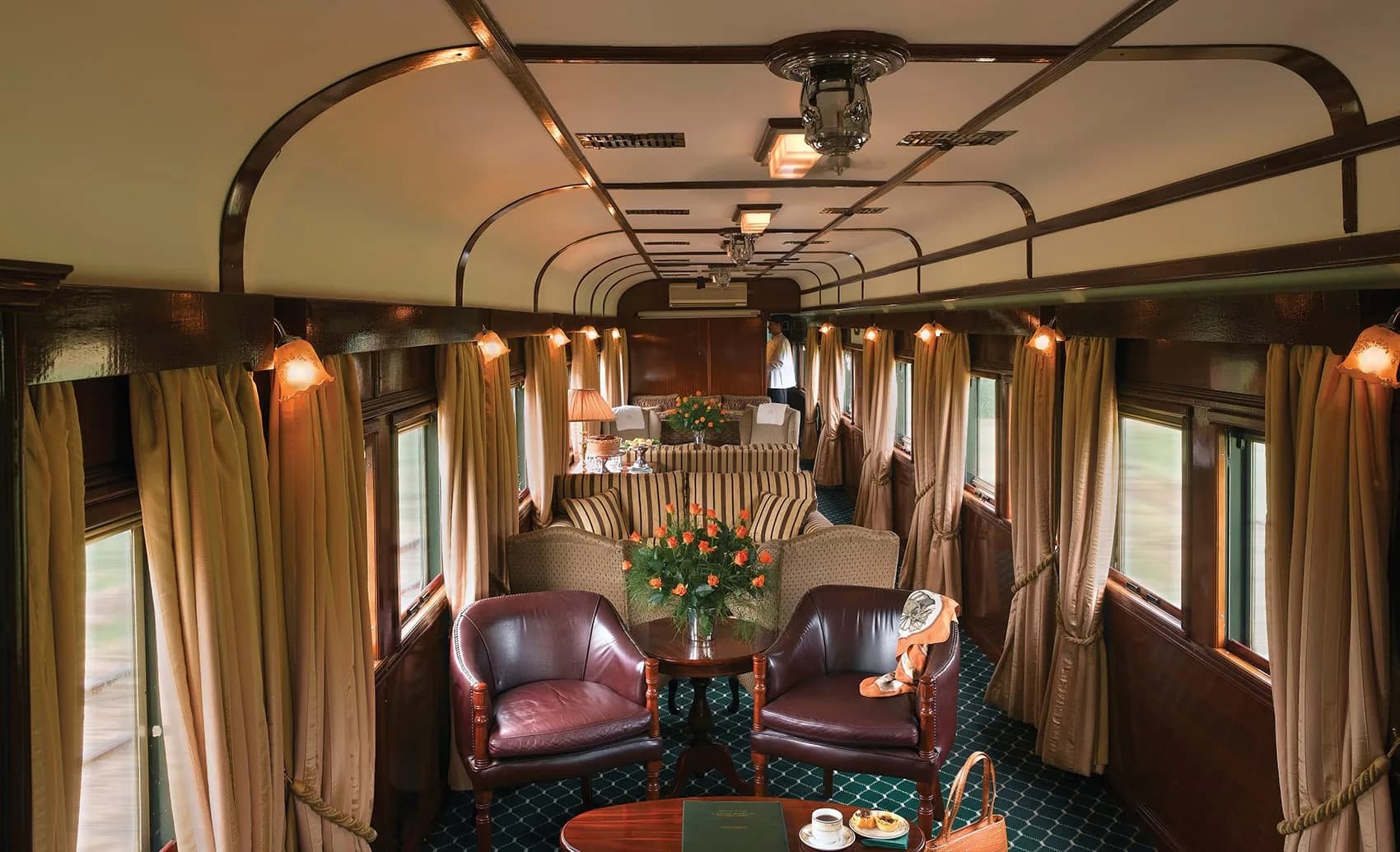 The lounge car