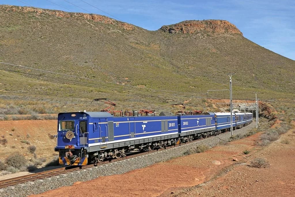 The Blue Train en marcha