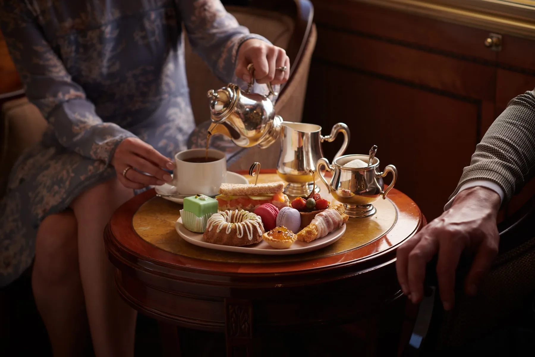 Té de la tarde a bordo