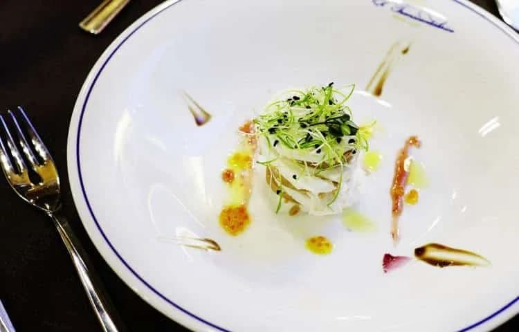 A course at dinner