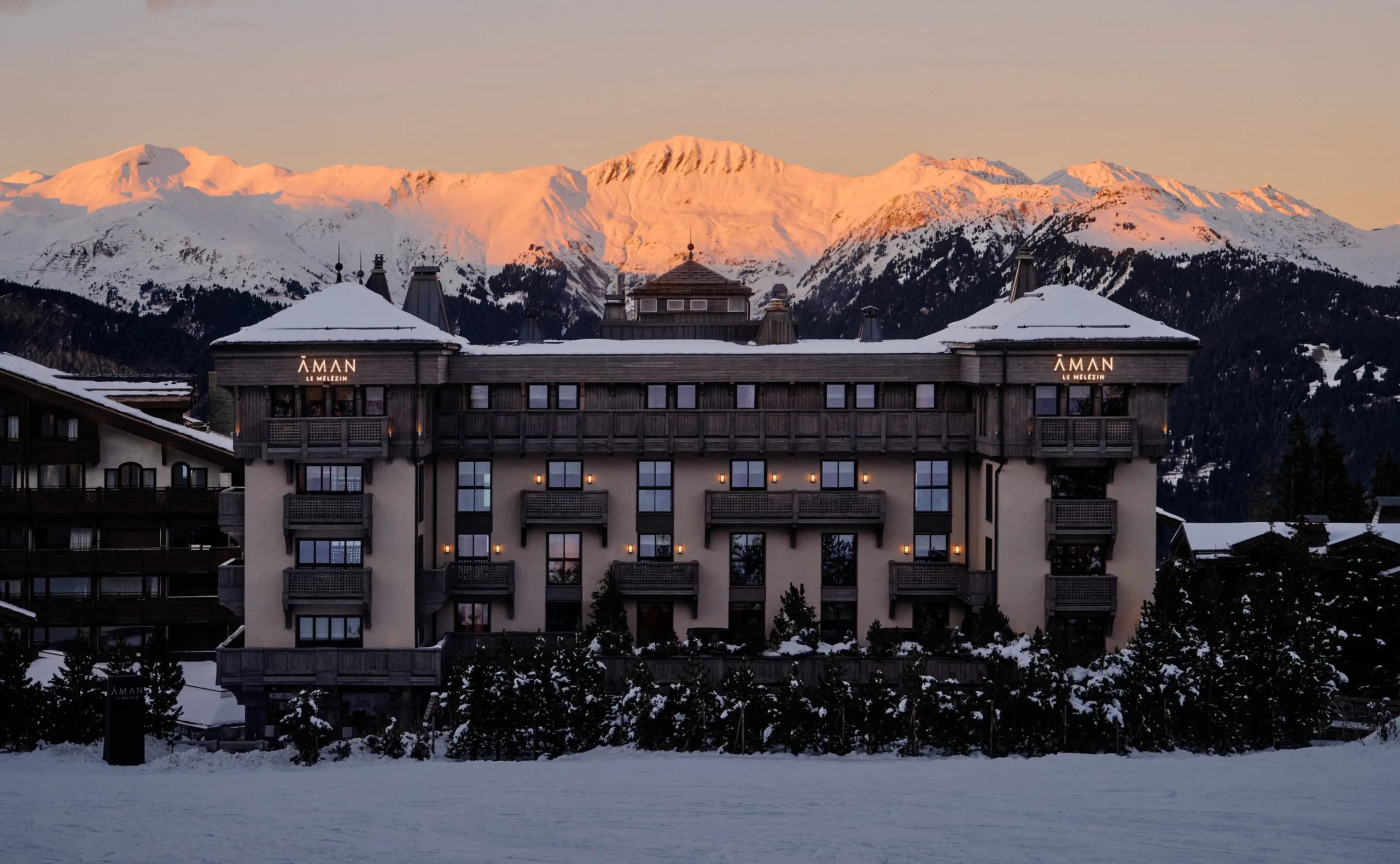 Aman Le Melezin luxury hotel in Courchevel, France