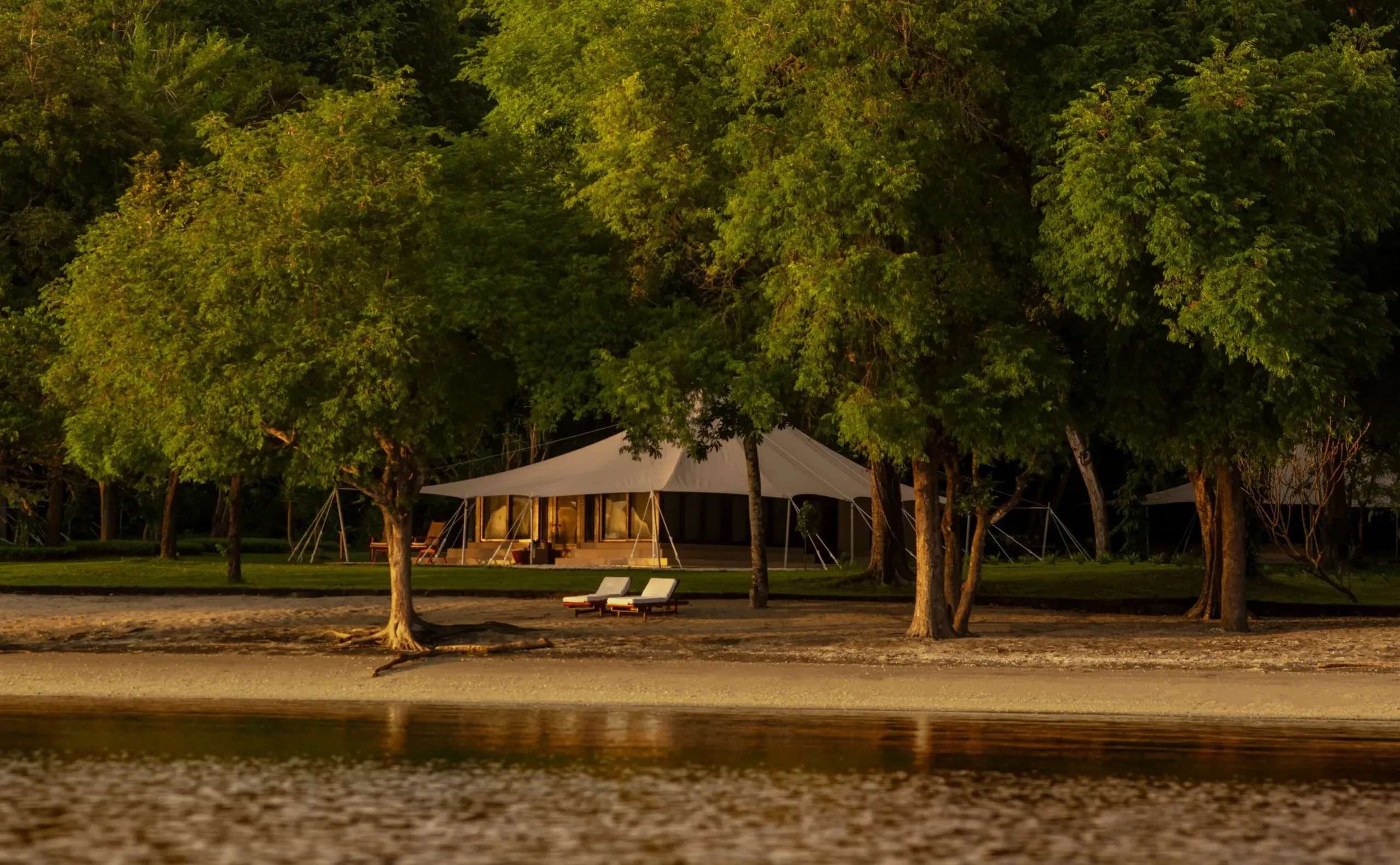 Amanwana luxury hotel in Moyo Island, Indonesia