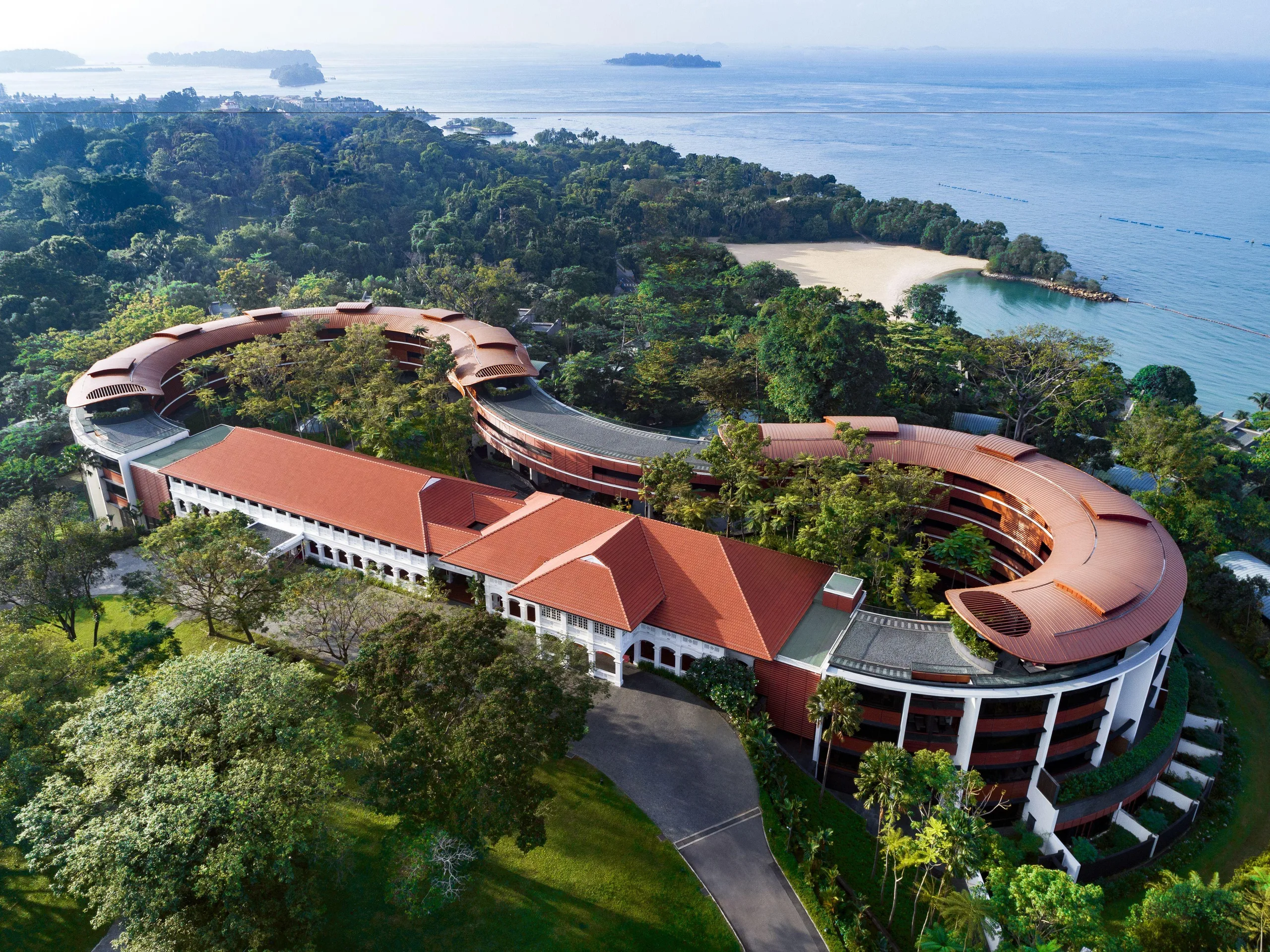 Capella Singapore luxury hotel in Sentosa Island, Singapore