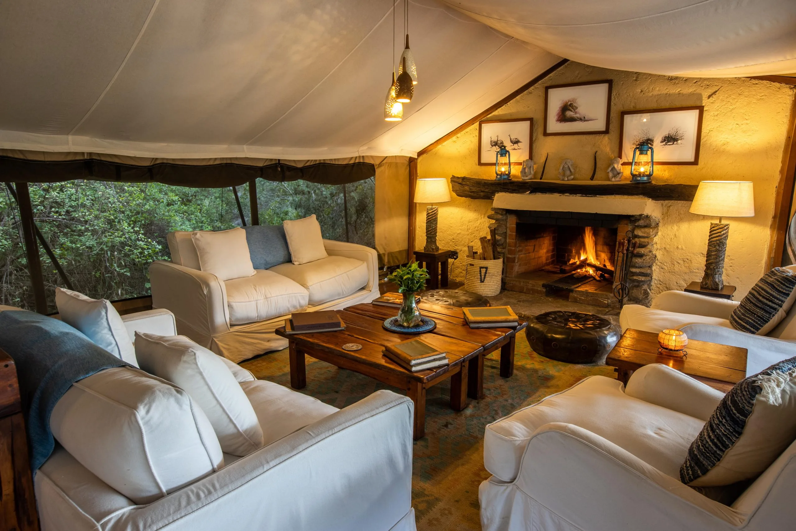 Segera Retreat luxury hotel in Laikipia, Kenya